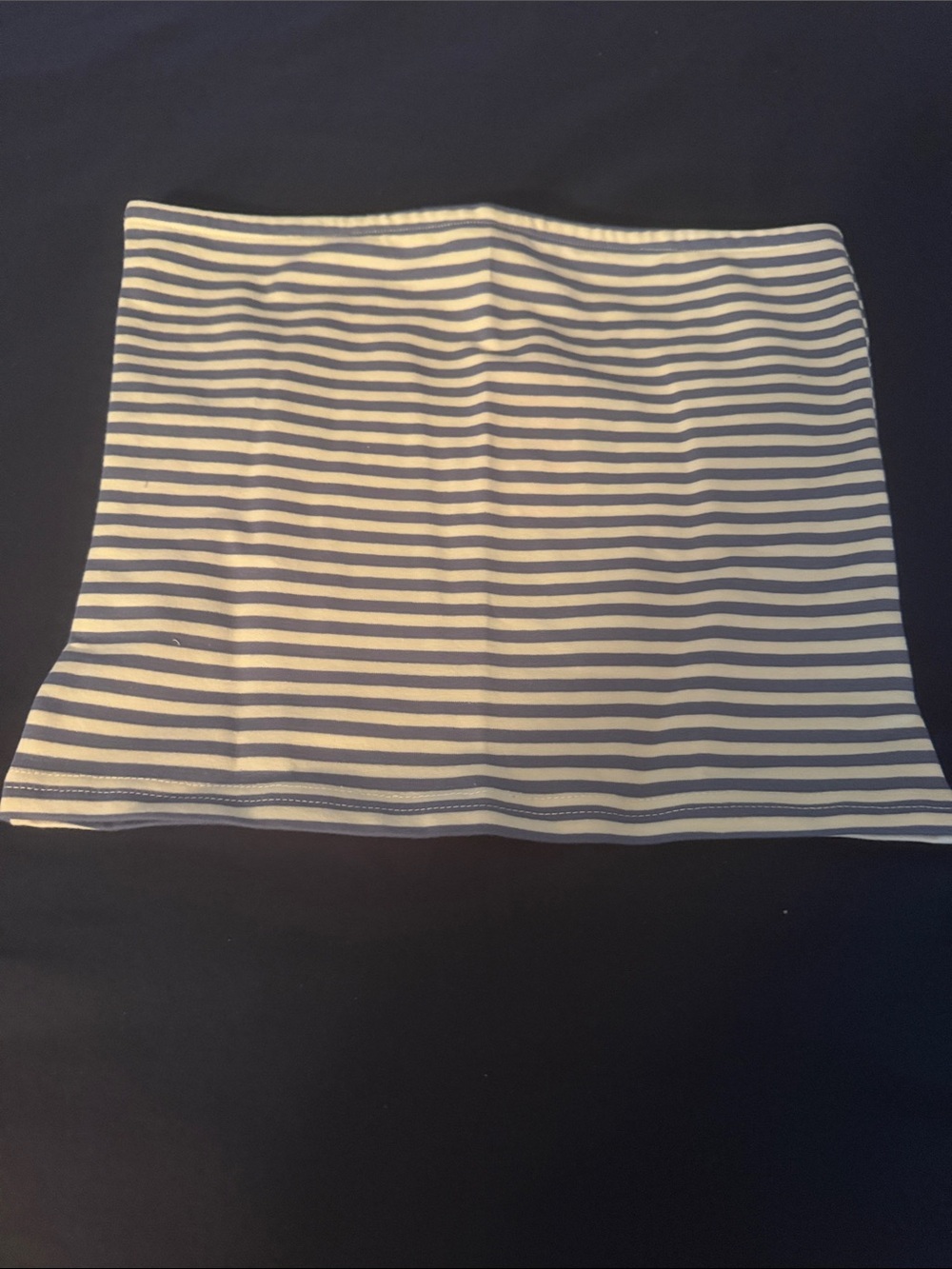 Edikted Navy & White Striped Tube Crop